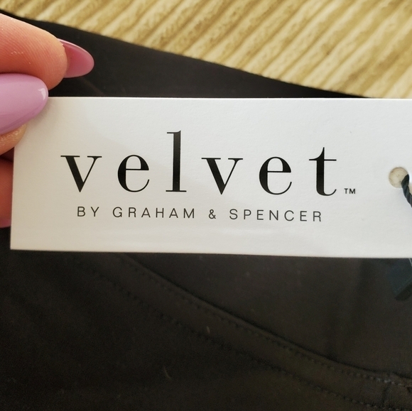 Velvet by Graham & Spencer Maeve Split Hem Pant NWT - Picture 9 of 11